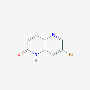 molecular formula C8H5BrN2O B2619941 7-bromo-1,5-naphthyridin-2(1H)-one CAS No. 959616-36-5