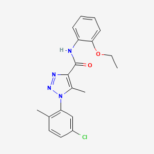 1-(5-chloro-2-methylphenyl)-N-(2-ethoxyphenyl)-5-methyl-1H-1,2,3-triazole-4-carboxamide