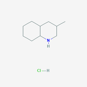 molecular formula C10H20ClN B2619999 3-Methyl-decahydro-quinoline hydrochloride CAS No. 1159010-32-8