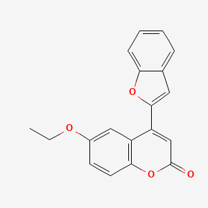 4-(1-benzofuran-2-yl)-6-ethoxy-2H-chromen-2-one