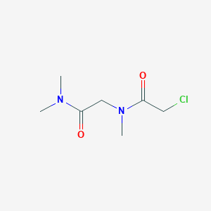 molecular formula C7H13ClN2O2 B2620089 2-[(2-chloroacetyl)-methylamino]-N,N-dimethylacetamide CAS No. 795287-63-7