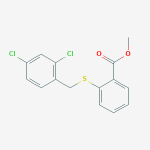 Methyl 2-[(2,4-dichlorobenzyl)sulfanyl]benzenecarboxylate