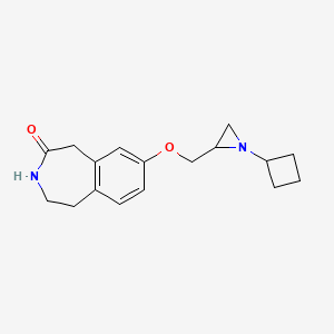 7-[(1-Cyclobutylaziridin-2-yl)methoxy]-1,2,3,5-tetrahydro-3-benzazepin-4-one