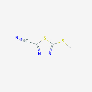 5-(Methylsulfanyl)-1,3,4-thiadiazole-2-carbonitrile