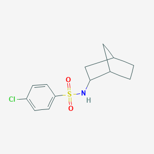 molecular formula C13H16ClNO2S B262024 N-(3-bicyclo[2.2.1]heptanyl)-4-chlorobenzenesulfonamide 