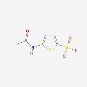 molecular formula C6H6FNO3S2 B2620279 5-Acetamidothiophene-2-sulfonyl fluoride CAS No. 2247102-40-3