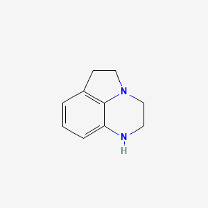 molecular formula C10H12N2 B2620291 1,9-Diazatricyclo[6.3.1.0^{4,12}]dodeca-4,6,8(12)-triene CAS No. 1369007-27-1
