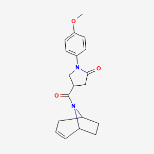 4-((1R,5S)-8-azabicyclo[3.2.1]oct-2-ene-8-carbonyl)-1-(4-methoxyphenyl)pyrrolidin-2-one