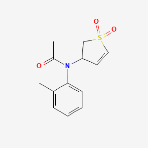 N-(1,1-dioxido-2,3-dihydrothiophen-3-yl)-N-(o-tolyl)acetamide