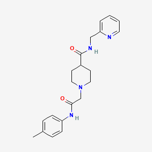 1-(2-oxo-2-(p-tolylamino)ethyl)-N-(pyridin-2-ylmethyl)piperidine-4-carboxamide