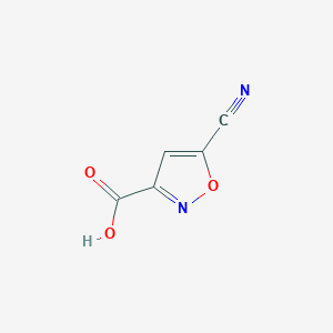 5-Cyano-1,2-oxazole-3-carboxylic acid