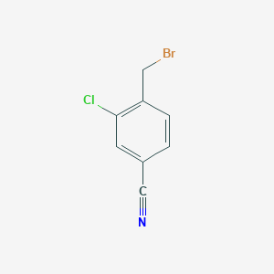 B2620369 4-(Bromomethyl)-3-chlorobenzonitrile CAS No. 21924-83-4