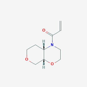 Rac-1-[(4ar,8ar)-octahydropyrano[3,4-b][1,4]oxazin-1-yl]prop-2-en-1-one