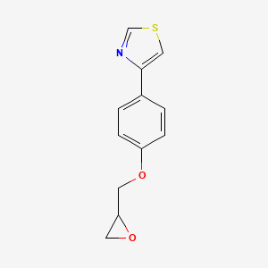 4-[4-(Oxiran-2-ylmethoxy)phenyl]-1,3-thiazole