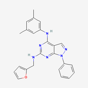 N4-(3,5-dimethylphenyl)-N6-(furan-2-ylmethyl)-1-phenyl-1H-pyrazolo[3,4-d]pyrimidine-4,6-diamine