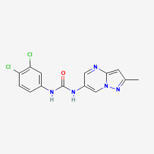 1-(3,4-Dichlorophenyl)-3-(2-methylpyrazolo[1,5-a]pyrimidin-6-yl)urea