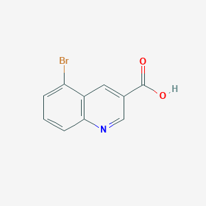 molecular formula C10H6BrNO2 B2620448 5-Bromoquinoline-3-carboxylic acid CAS No. 1416438-47-5