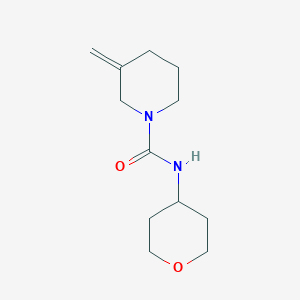 molecular formula C12H20N2O2 B2620475 3-methylene-N-(tetrahydro-2H-pyran-4-yl)piperidine-1-carboxamide CAS No. 2034551-20-5