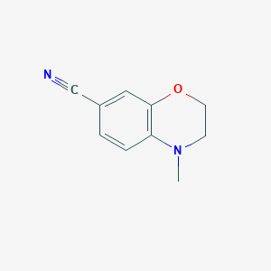 4-Methyl-3,4-dihydro-2H-benzo[b][1,4]oxazine-7-carbonitrile