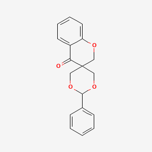 3,3-bis(Hydroxymethyl)-2,3-dihydro-4H-chromen-4-one benzaldehyde acetal