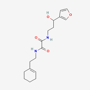 molecular formula C17H24N2O4 B2620495 N1-(2-(cyclohex-1-en-1-yl)ethyl)-N2-(3-(furan-3-yl)-3-hydroxypropyl)oxalamide CAS No. 1428362-60-0