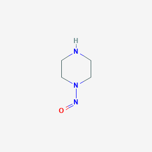 molecular formula C4H9N3O B026205 1-亚硝基哌嗪 CAS No. 5632-47-3