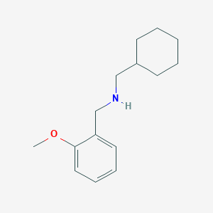molecular formula C15H23NO B262050 1-cyclohexyl-N-(2-methoxybenzyl)methanamine 