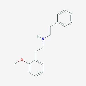 molecular formula C17H21NO B262051 2-(2-methoxyphenyl)-N-(2-phenylethyl)ethanamine 