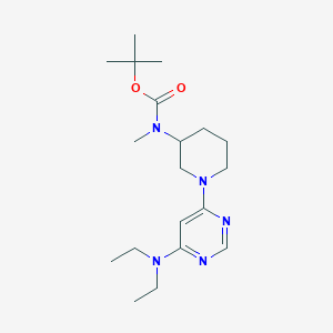 tert-Butyl (1-(6-(diethylamino)pyrimidin-4-yl)piperidin-3-yl)(methyl)carbamate