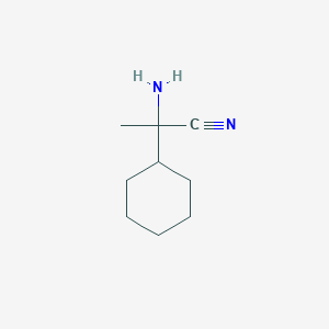 2-Amino-2-cyclohexylpropanenitrile