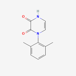 molecular formula C12H12N2O2 B2620529 1-(2,6-dimethylphenyl)-3-hydroxypyrazin-2(1H)-one CAS No. 1325306-42-0