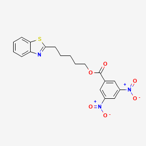 5-(1,3-Benzothiazol-2-yl)pentyl 3,5-dinitrobenzoate