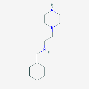molecular formula C13H27N3 B262054 N-(cyclohexylmethyl)-2-(piperazin-1-yl)ethanamine 