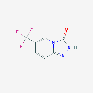 molecular formula C7H4F3N3O B2620549 6-(Trifluoromethyl)-[1,2,4]triazolo[4,3-a]pyridin-3(2H)-one CAS No. 425702-95-0