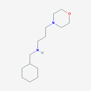 molecular formula C14H28N2O B262055 N-(Cyclohexylmethyl)-3-morpholino-1-propanamine 