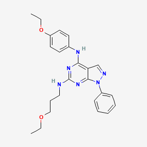 N4-(4-ethoxyphenyl)-N6-(3-ethoxypropyl)-1-phenyl-1H-pyrazolo[3,4-d]pyrimidine-4,6-diamine