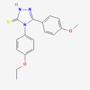 4-(4-ethoxyphenyl)-5-(4-methoxyphenyl)-4H-1,2,4-triazole-3-thiol