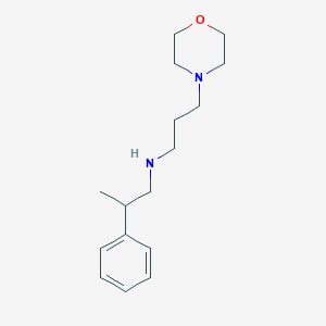molecular formula C16H26N2O B262056 N-[3-(4-morpholinyl)propyl]-N-(2-phenylpropyl)amine 