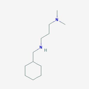 molecular formula C12H26N2 B262057 N-(cyclohexylmethyl)-N-[3-(dimethylamino)propyl]amine 