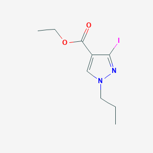 molecular formula C9H13IN2O2 B2620571 ethyl 3-iodo-1-propyl-1H-pyrazole-4-carboxylate CAS No. 1946812-82-3