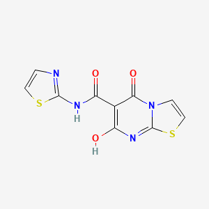 molecular formula C13H17NO2 B2620597 7-Hydroxy-5-oxo-N-(1,3-thiazol-2-yl)-5H-[1,3]thiazolo[3,2-a]pyrimidine-6-carboxamide CAS No. 224313-91-1