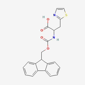 2-((((9H-fluoren-9-yl)methoxy)carbonyl)amino)-3-(thiazol-2-yl)propanoic acid