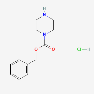 molecular formula C12H17ClN2O2 B2620604 Benzyl piperazine-1-carboxylate hydrochloride CAS No. 31166-44-6; 68160-42-9