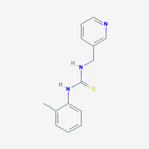 molecular formula C14H15N3S B2620608 1-(2-Methylphenyl)-3-(pyridin-3-ylmethyl)thiourea CAS No. 431924-21-9