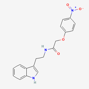 N-[2-(1H-indol-3-yl)ethyl]-2-(4-nitrophenoxy)acetamide