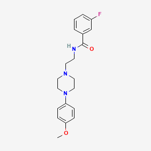 3-fluoro-N-(2-(4-(4-methoxyphenyl)piperazin-1-yl)ethyl)benzamide