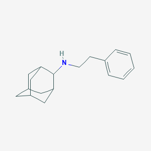 molecular formula C18H25N B262068 N-phenethyladamantan-2-amine 
