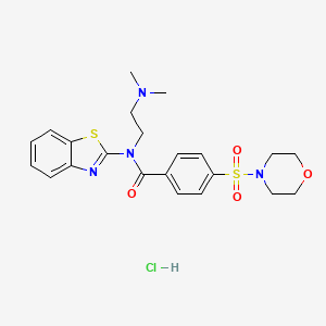 N-(benzo[d]thiazol-2-yl)-N-(2-(dimethylamino)ethyl)-4-(morpholinosulfonyl)benzamide hydrochloride