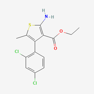 Ethyl 2-amino-4-(2,4-dichlorophenyl)-5-methylthiophene-3-carboxylate