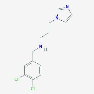 molecular formula C13H15Cl2N3 B262072 N-(3,4-dichlorobenzyl)-N-[3-(1H-imidazol-1-yl)propyl]amine 